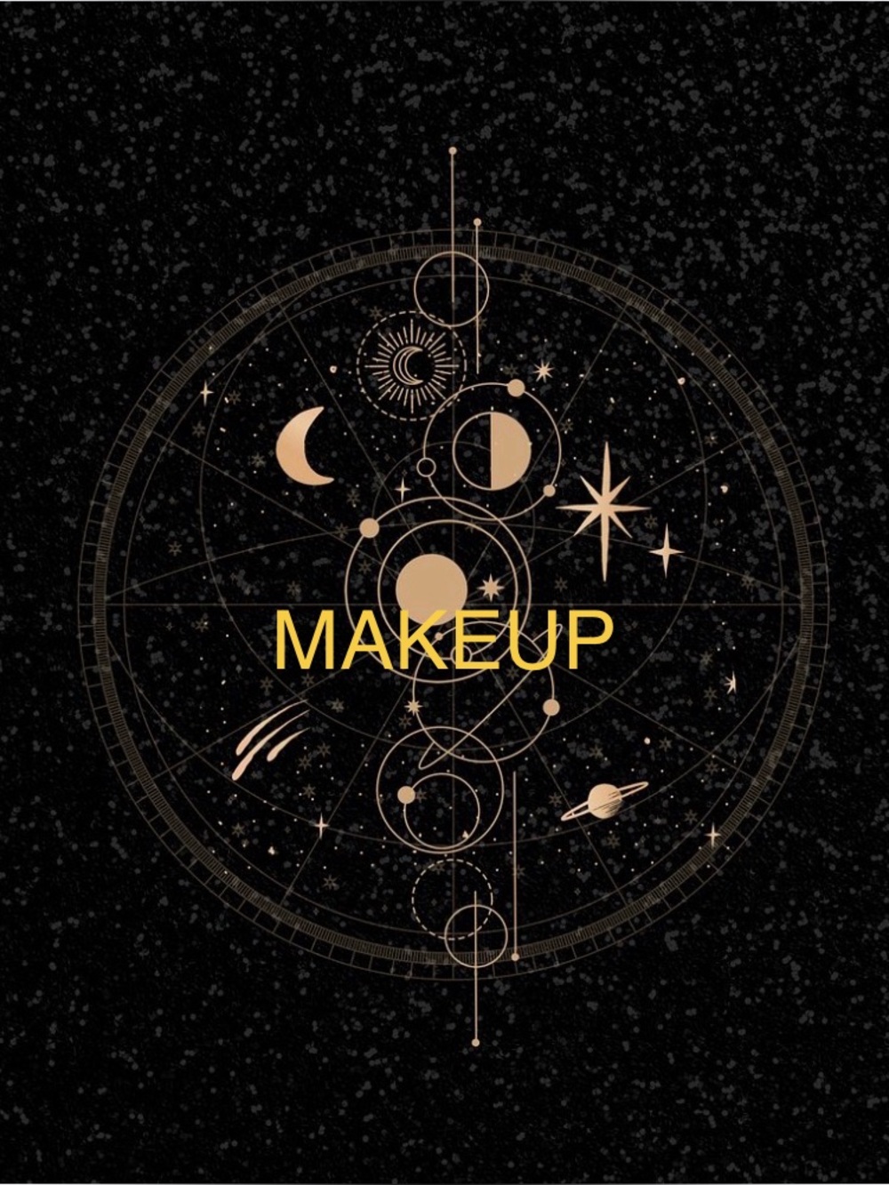 Gold Accent Cosmetic Palette